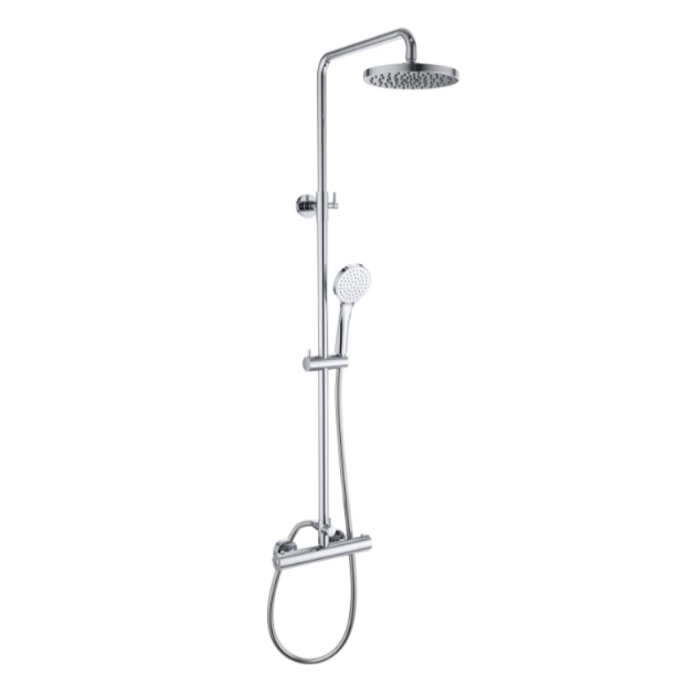 Cut out image of the Roca Splash-T Chrome Thermostatic Shower Column
